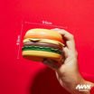 Niknax ชุดรองแก้วเบอร์เกอร์