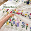 Charm ชุดผ้าปูรวมนวม Happy Bunny