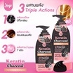Joji Secret Young แชมพูเคราติน Keratin Charcoal Detoxifying Shampoo 400 ml