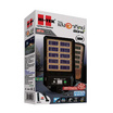 HI-TEK โคมไฟถนน โซล่า LED PHOENIX ชาร์จ 2 ด้าน แสงขาว