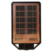 HI-TEK โคมไฟถนน โซล่า LED PHOENIX ชาร์จ 2 ด้าน แสงขาว