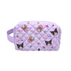 กระเป๋าเครื่องสำอาง My Melody & Kuromi สีม่วง