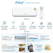 Frio Deeva แอร์ติดผนัง 18,000 BTU รุ่น FAI18W