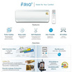 Frio Deedee แอร์ติดผนัง 24,000 BTU รุ่น FMVC24G