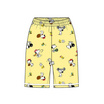 ชุดนอน ลาย Snoopy แขนสั้น+ขาสั้น สีเหลือง