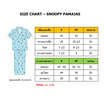 ชุดนอน ลาย Snoopy แขนสั้น+ขายาว สีฟ้า