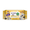 WOOSH PET ผ้าเช็ดทำความสะอาดสัตว์เลี้ยงกลิ่นแป้งเด็ก 100แผ่น