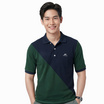 CP ALL เสื้อโปโลชาย Upcycling สีกรมเขียว