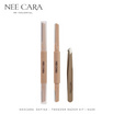 Nee Cara ชุดกันคิ้ว Define Tweezer Razor Kit รุ่น N439 (2ชิ้น)