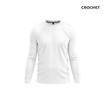 CROCHET เสื้อคอกลมสีพื้น แขนยาว