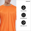 CROCHET เสื้อคอกลมสีพื้น แขนยาว
