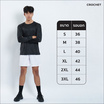 CROCHET เสื้อคอกลมสีพื้น แขนยาว