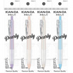 KIAN-DA ปากกาเซมิเจล 0.7 มม. Pearly V.2 (แพ็ก 4 ด้าม)