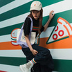 กระเป๋าผ้าแคนวาส Collection 7-Eleven ขนาดเล็ก สีม่วง