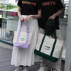 กระเป๋าผ้าแคนวาส Collection 7-Eleven ขนาดเล็ก สีม่วง