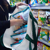 กระเป๋าผ้าแคนวาส Collection 7-Eleven ขนาดใหญ่ สีเขียว