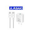 Asaki ชุดชาร์จ Type-C to C  รุ่น A-2283