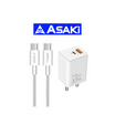 Asaki ชุดชาร์จ Type-C to C  รุ่น A-2282