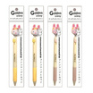 Golden ปากกาเจลกระต่ายแฟนซี 0.5 มม. (แพ็ก 4 ด้าม)