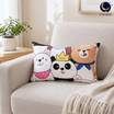 Charm หมอนอิงยาว ลาย Bear Buddy 35x50 ซม.