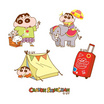 CODE:D เซตสติกเกอร์ พร้อมกระเป๋าชินจัง คละลาย (แพ็ก 3 ชุด)