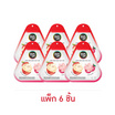 ซันซุ เยลลี่ผสมบุกจ๊วบจ๊วบแอปเปิ้ลและลิ้นจี่ 90 กรัม (แพ็ก 6 ชิ้น)