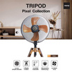 Venz พัดลมไม้แท้ ตั้งพื้น 18 นิ้ว รุ่น Pixel Classic