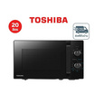TOSHIBA 20 ลิตร ไมโครเวฟระบบธรรมดา รุ่น MW2-MG20PE(BK)