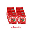 ดูวี่ โดนัทเคลือบช็อกโกแลตสอดไส้ครีมบาวาเรียน 58 กรัม (แพ็ก 6 ชิ้น)