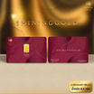 SHINING GOLD แผ่นทองคำแท้ ทองคำแท่ง 96.5% น้ำหนัก 0.2 กรัม