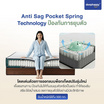 SleepHappy ที่นอนพ็อกเก็ตสปริงคุณภาพแน่นนุ่ม รุ่น Element Bounce หนา 10 นิ้ว