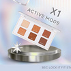 Bsc พาเลทอายแชโดว์ Lock It Fit Stay On Eye Palette 9 กรัม