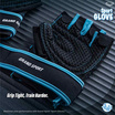 Grand Sport ถุงมือออกกำลังกายแบบหนัง สีฟ้า