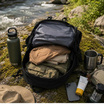 HQ LUGGAGE กระเป๋าเป้สะพายหลัง รุ่น Surveyor H10017 ผ้าสะท้อนน้ำ เป้เดินป่า