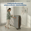 RESTAR เตียงนอนพับได้ไฟฟ้า รุ่น EQC สีเทา ฟรีผ้าห่มนาโน