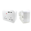 NANO ปลั๊กไฟอะแดปเตอร์ รุ่น PORT2-10A-ADP-W
