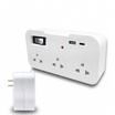 NANO ปลั๊กไฟอะแดปเตอร์ รุ่น  PORT3S-10A-ADP-W