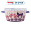 FOFO ชาม 2 หู พร้อมฝาปิด My Melody&Kuromi ขนาด 6 นิ้ว