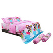 Satin Plus ผ้าปูที่นอนลายการ์ตูนลิขสิทธิ์ ลาย PL046 (ไม่รวมนวม)