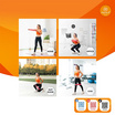 MyLaLA ยางยืดออกกำลังกายแรงต้านลูป 8กก. ระดับ 2 สีม่วง