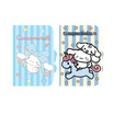 CODE:D สมุด A6 พร้อมกระเป๋าพับได้ Cinnamoroll Sanrio คละลาย (แพ็ก 2 เล่ม)