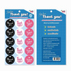 Altra สติกเกอร์ไดคัท THANK YOU ขนาด 1.1 นิ้ว 60 ดวง (แพ็ก 4 แผ่น x 4 แพ็ก)