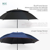 BGG ร่มกอล์ฟ อัตโนมัติเปิด 2 ชั้น กัน uv 100% 30 นิ้ว