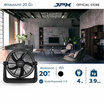 JPX พัดลมตั้งโต๊ะ 20 นิ้ว รุ่น HG-A2005