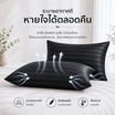 Fluffy หมอนหนุนแพ็กคู่ รุ่น Bouncy สีดำ 16x25 นิ้ว