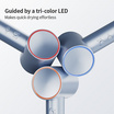 Gaabor ไดร์เป่าผม 1600 วัตต์ รุ่น HD-M04A Blue
