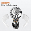 Gaabor ไดร์เป่าผม 1600 วัตต์ รุ่น HD-M05A Grey 