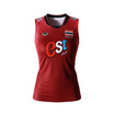 เสื้อวอลเลย์บอลทีมชาติหญิงแขนกุด แดง 2026