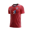 เสื้อวอลเลย์บอลทีมชาติชายแขนสั้น แดง 2026