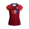 เสื้อวอลเลย์บอลทีมชาติหญิงแขนสั้น แดง 2026
